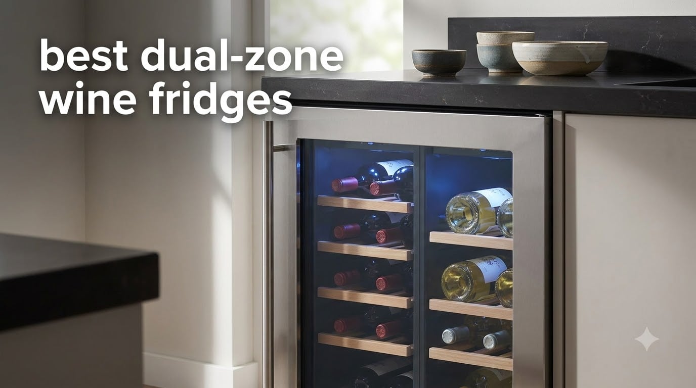 best dual-zone wine fridges