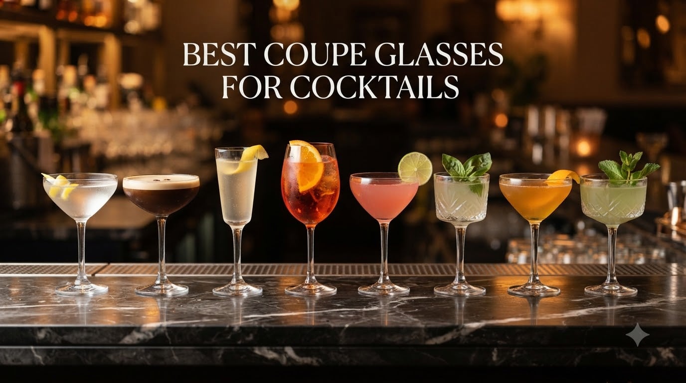 best coupe glasses for cocktails