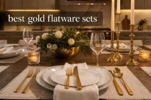 best gold flatware sets