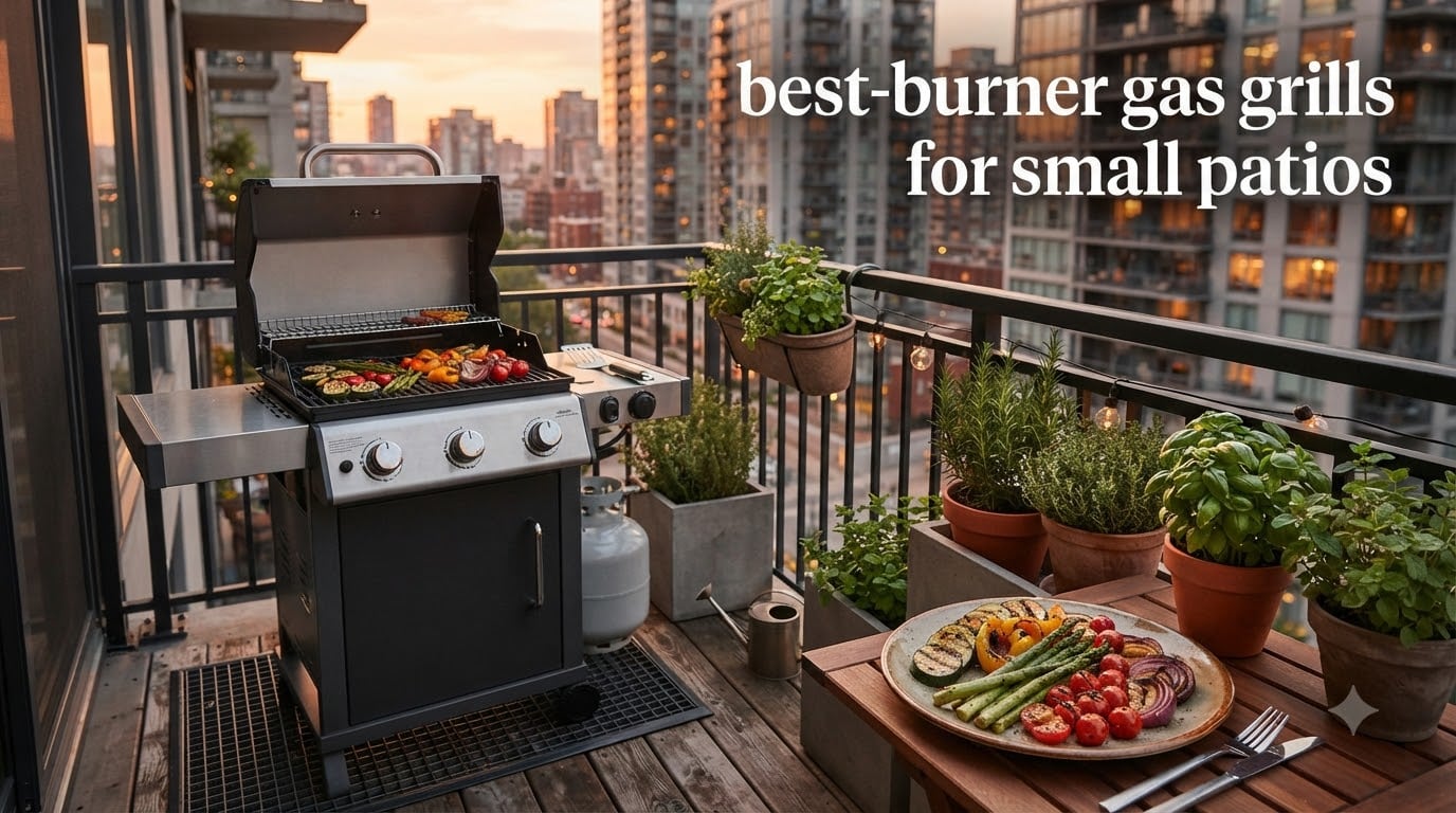 best 2-burner gas grills for small patios