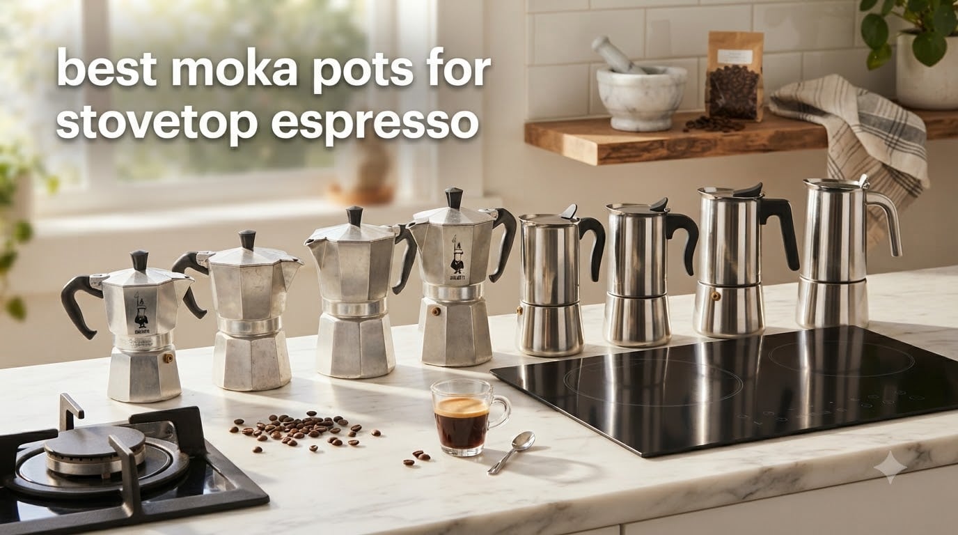 best moka pots for stovetop espresso