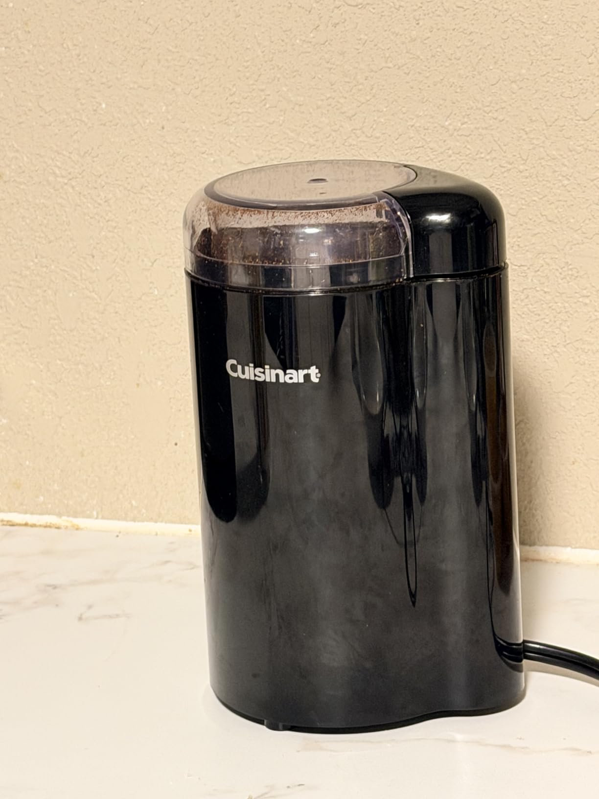 Cuisinart Coffee Grinder, One Touch Control Coffee Bean Grinder with Stainless Steel Bowl and Blades, 2.5 oz/70g Capacity Enough for 12 Cups, On/Off Switch with Safety Interlock, DCG-20N, White customer photo 2