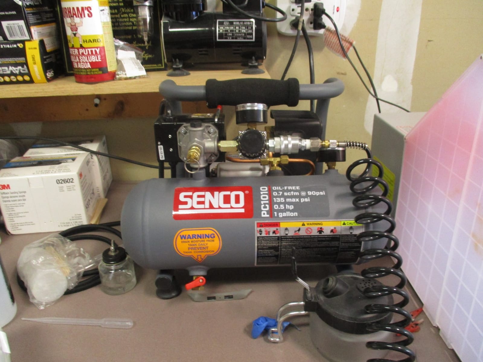 SENCO Air Compressor 1/2-Horsepower, 1-Gallon, 20 lbs. (PC1010) customer photo 1