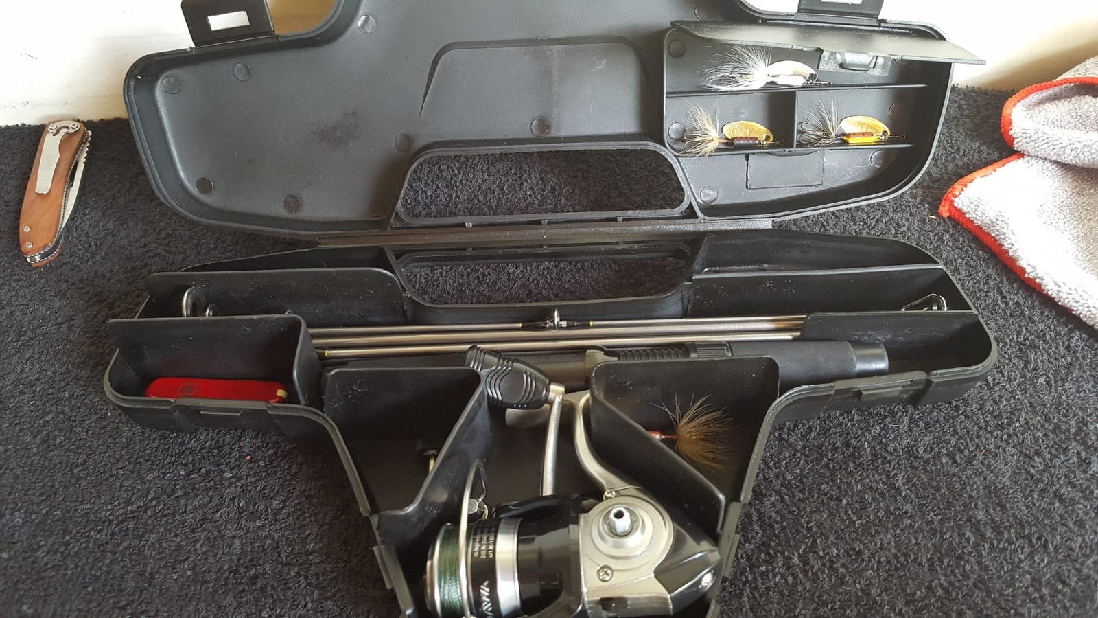Daiwa Mini System Minispin Ultralight Spinning Reel and Rod Combo in Hard Carry Case customer photo 2