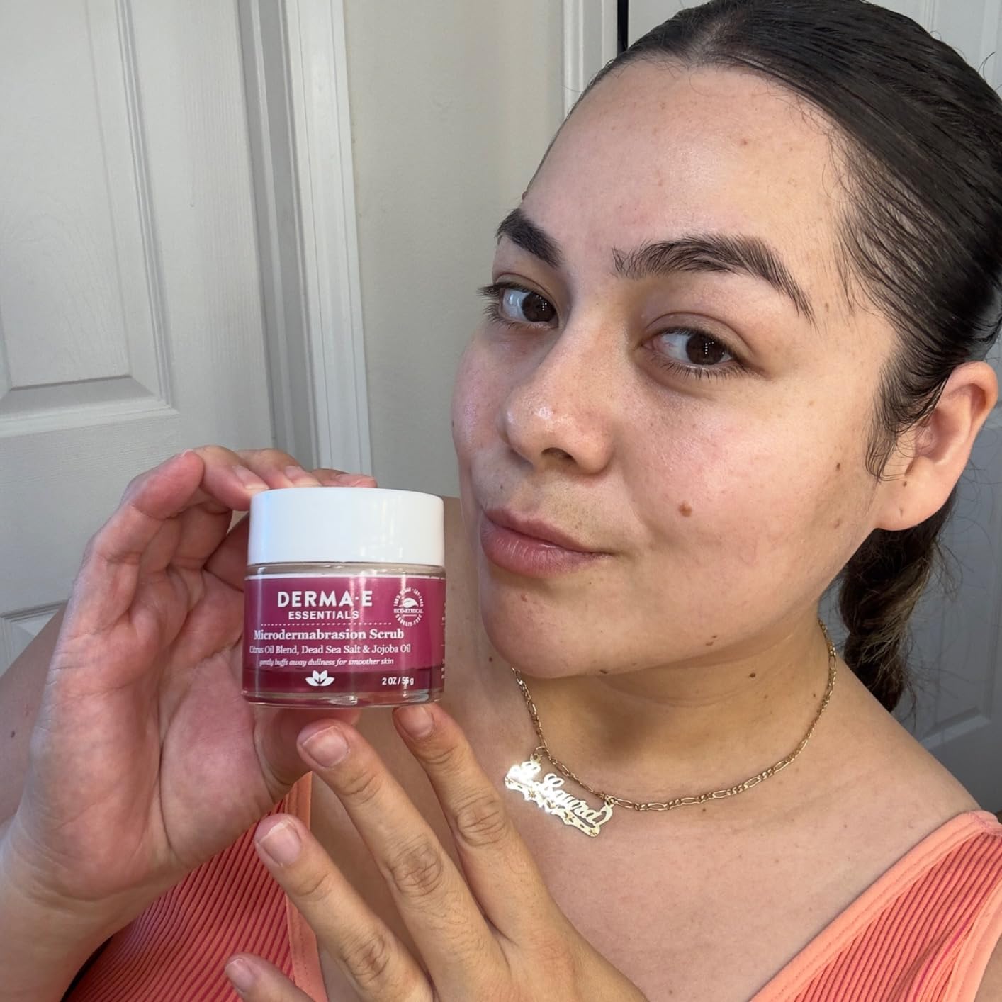 DERMA E Microdermabrasion Exfoliating Face Scrub, Revitalizes & Renews 2 Oz customer photo 2