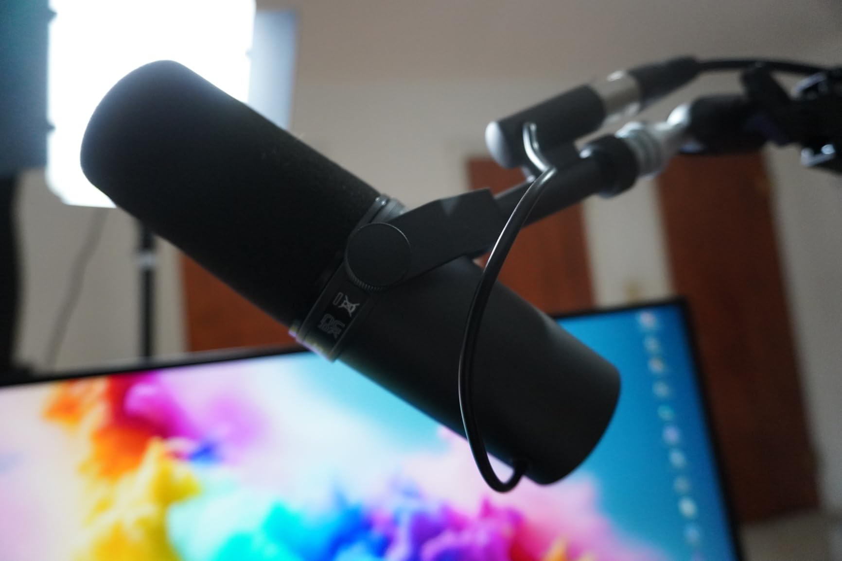Shure SM7B Dynamic Vocal Microphone for Podcasting & Streaming | XLR studio dynamic mic for broadcast, podcast, recording, gaming and streaming; smooth warm vocals, rugged build customer photo 1
