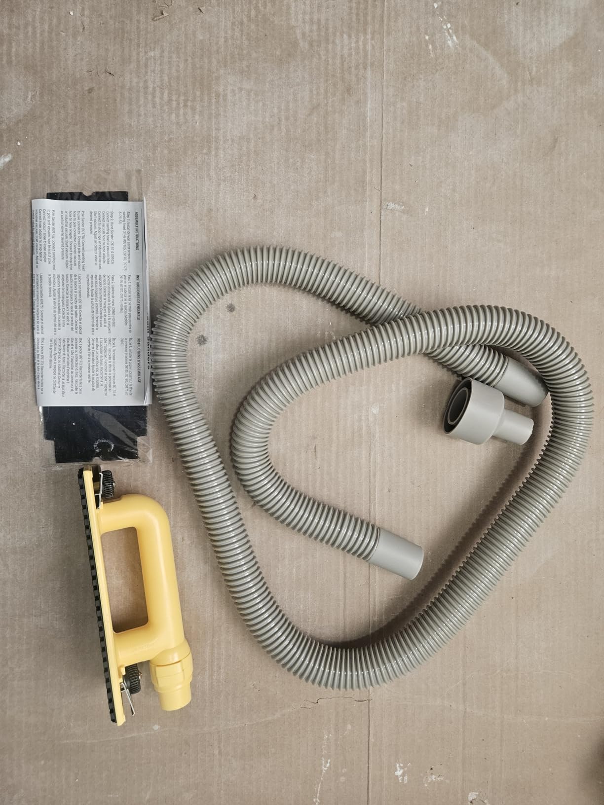 Hyde Tools 09165 Dust-Free Drywall Vacuum Hand Sander with 6-Foot Hose customer photo 1