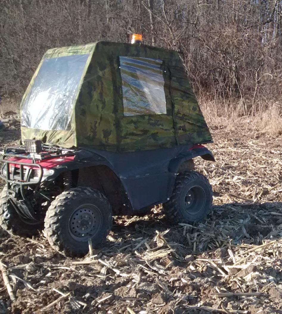 Raider 02-1400 Black Universal Heavy Polyester Waterproof ATV Cab Enclosure and Cabin Cover customer photo 2
