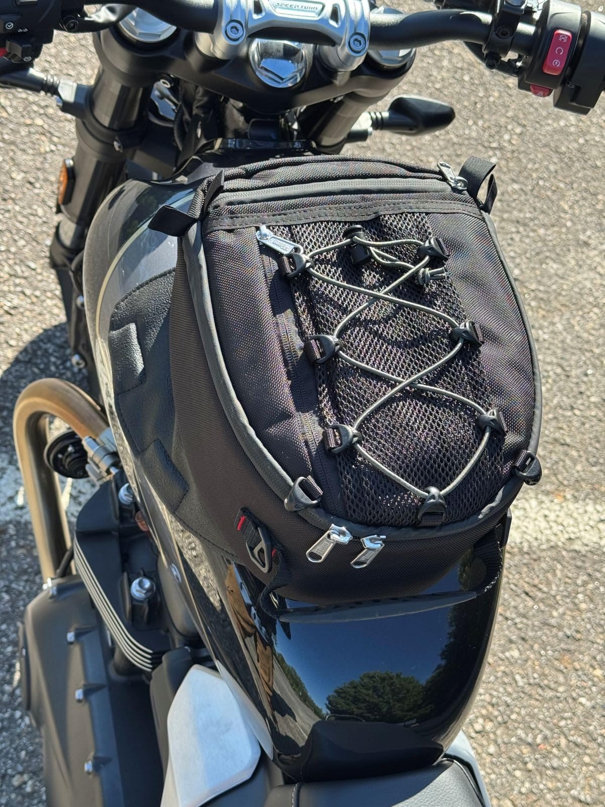 Chase Harper USA 450 Magnetic Tank Bag, Water-Resistant, Tear-Resistant, Industrial Grade Ballistic Nylon with Anti-Scratch Rubberized Polymer Bottom, Strong Neodymium Magnets - Black customer photo 1