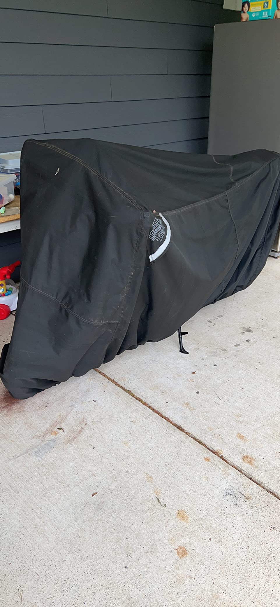 Dowco Guardian 50124-00 WeatherAll Plus Indoor/Outdoor Waterproof Motorcycle Cover, Black, Sportbike customer photo 2