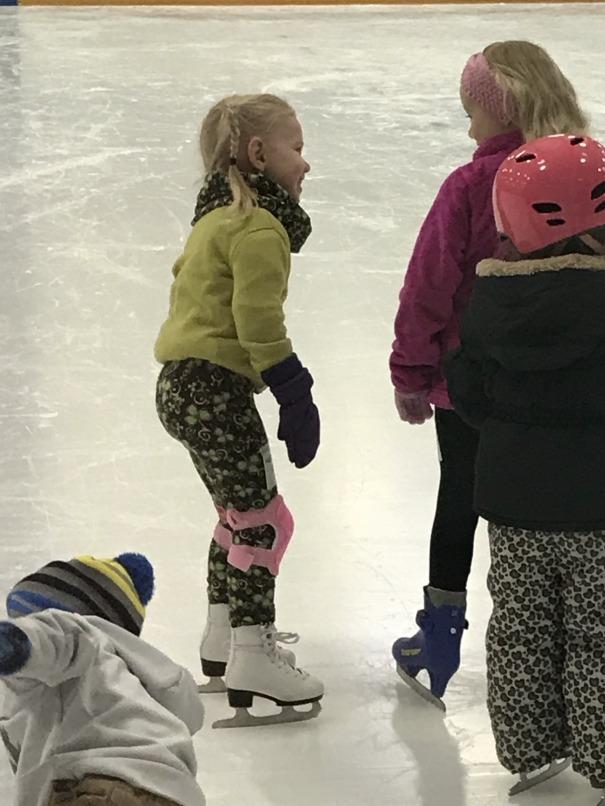 American Athletic Tricot Lined Ice Skates for Girls - Recreational Kids Figure Skates with Ankle Support, Padded Liner, Stainless Steel Blades - Suitable for Indoor & Outdoor Ice Skating customer photo 2