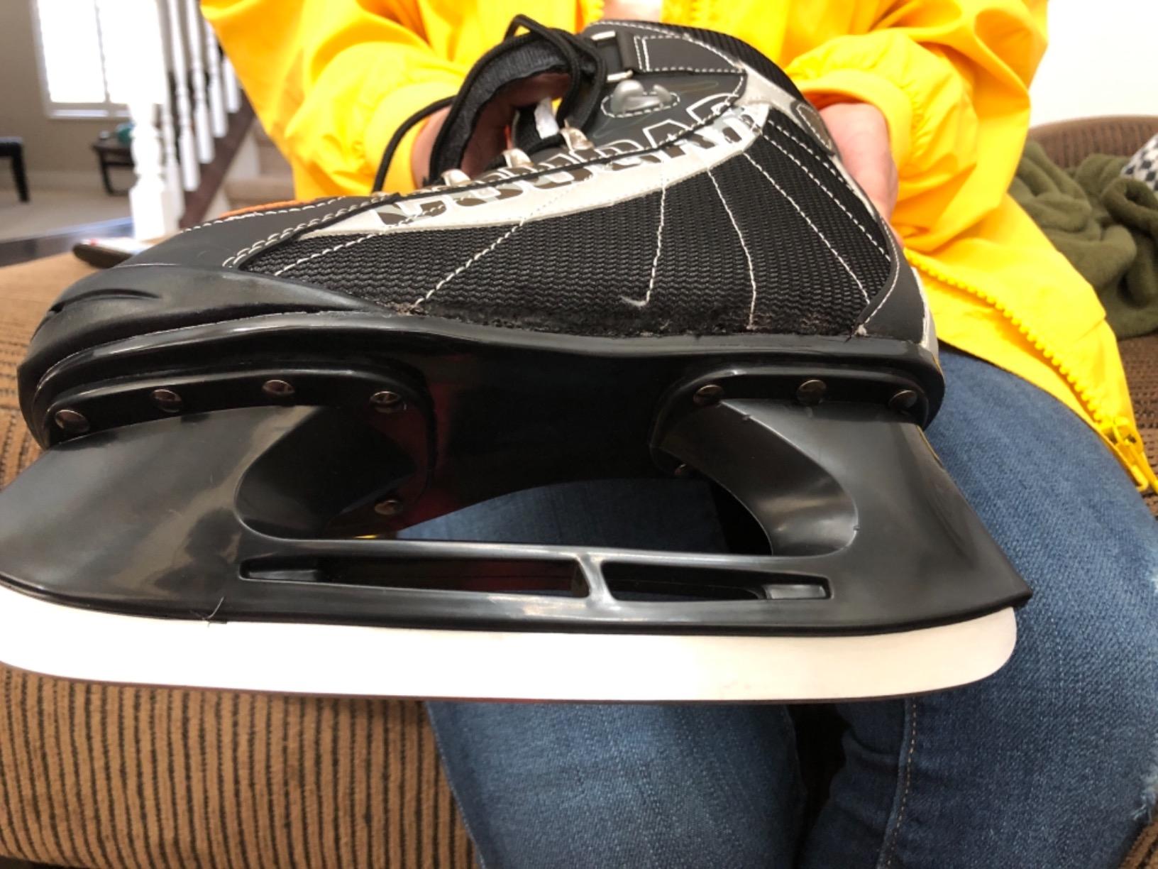 American Athletic Cougar Softboot Ice Hockey Skates for Men - Foam-Lined Ice Skates with Reinforced Ankle Support, Quick Lacing System, Stainless Steel Blade - Recreational Indoor & Outdoor Use customer photo 1
