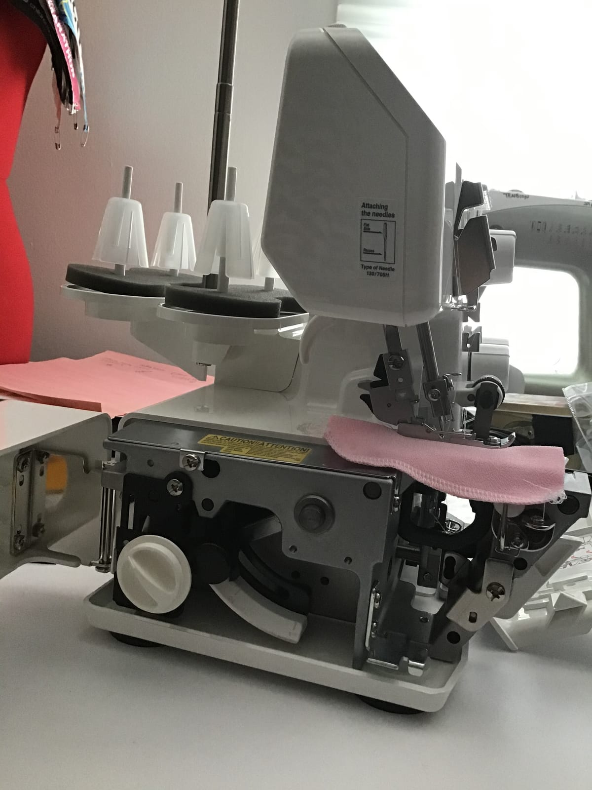 JUKI MO644D Portable Serger, White customer photo 2