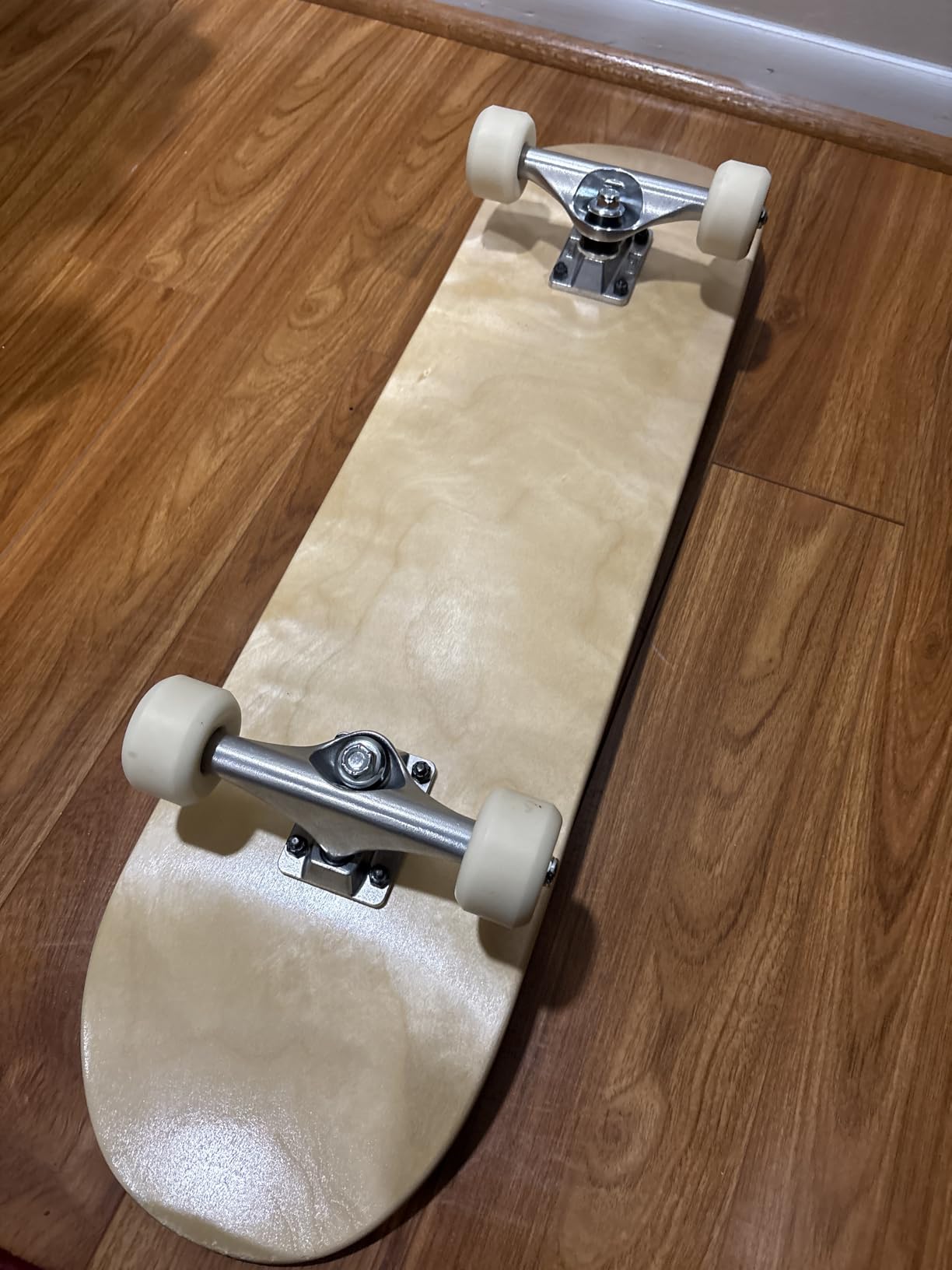 Moose Blank Skateboard Deck - Premium 7-Ply Maple Construction - Natural Wood - Choose from 10 Sizes customer photo 1