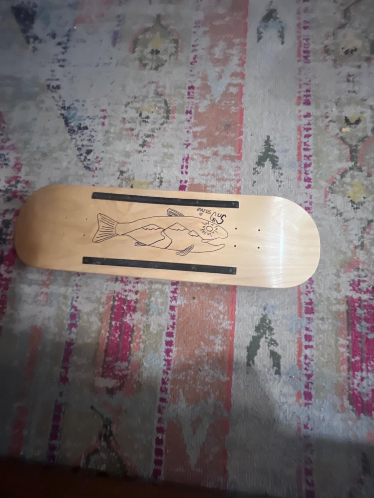 Moose Blank Skateboard Deck - Premium 7-Ply Maple Construction - Natural Wood - Choose from 10 Sizes customer photo 2