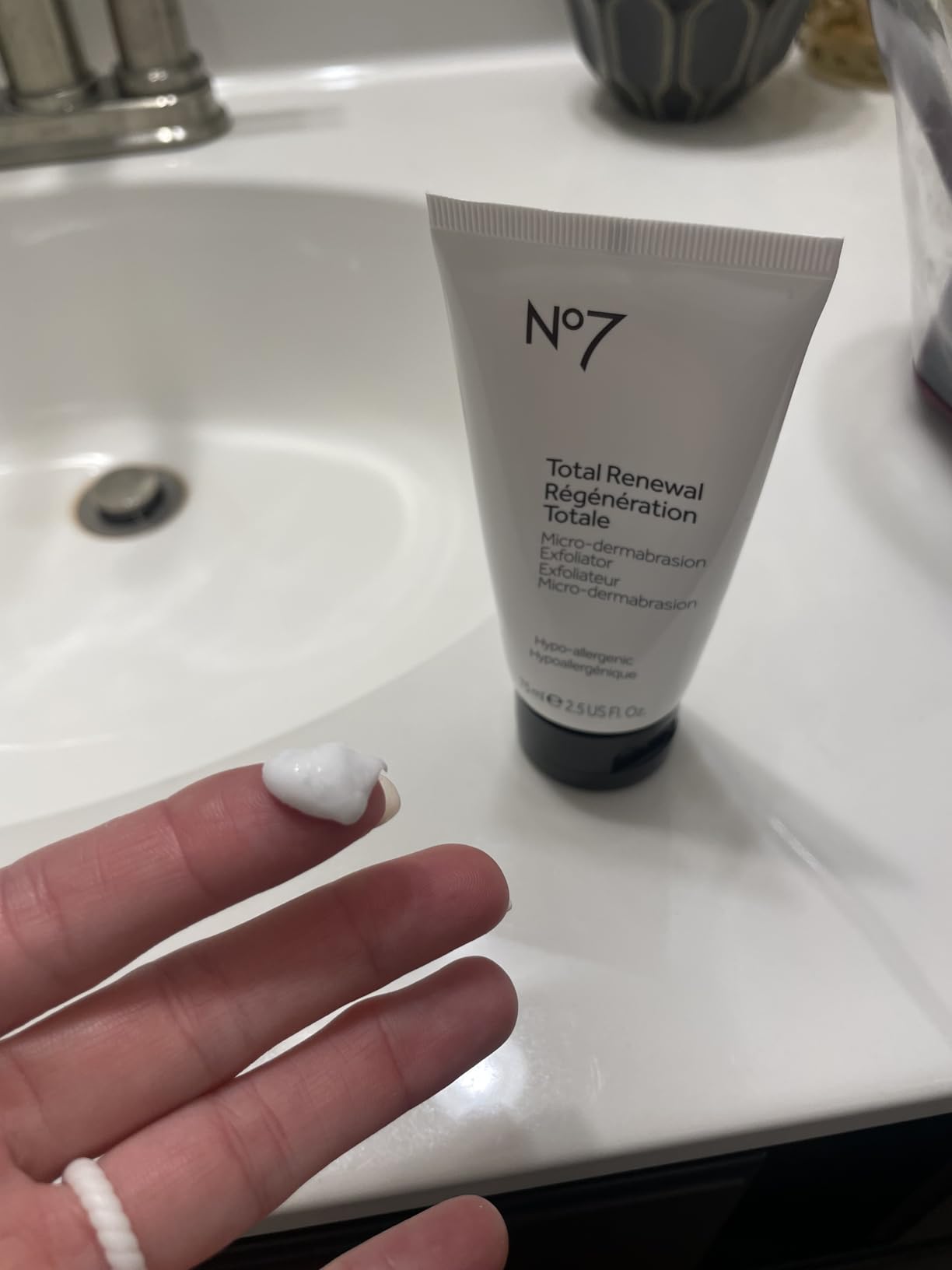 No7 Microdermabrasion Total Renewal Face Scrub, 2.5 Oz customer photo 1