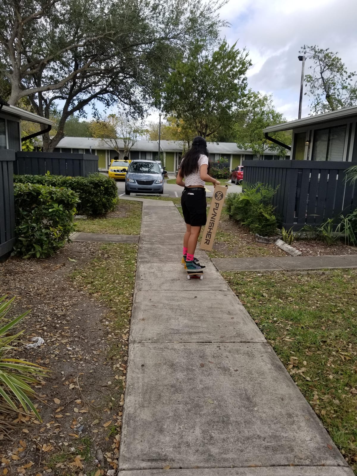 Punisher Girls Skateboard Complete with 31.5