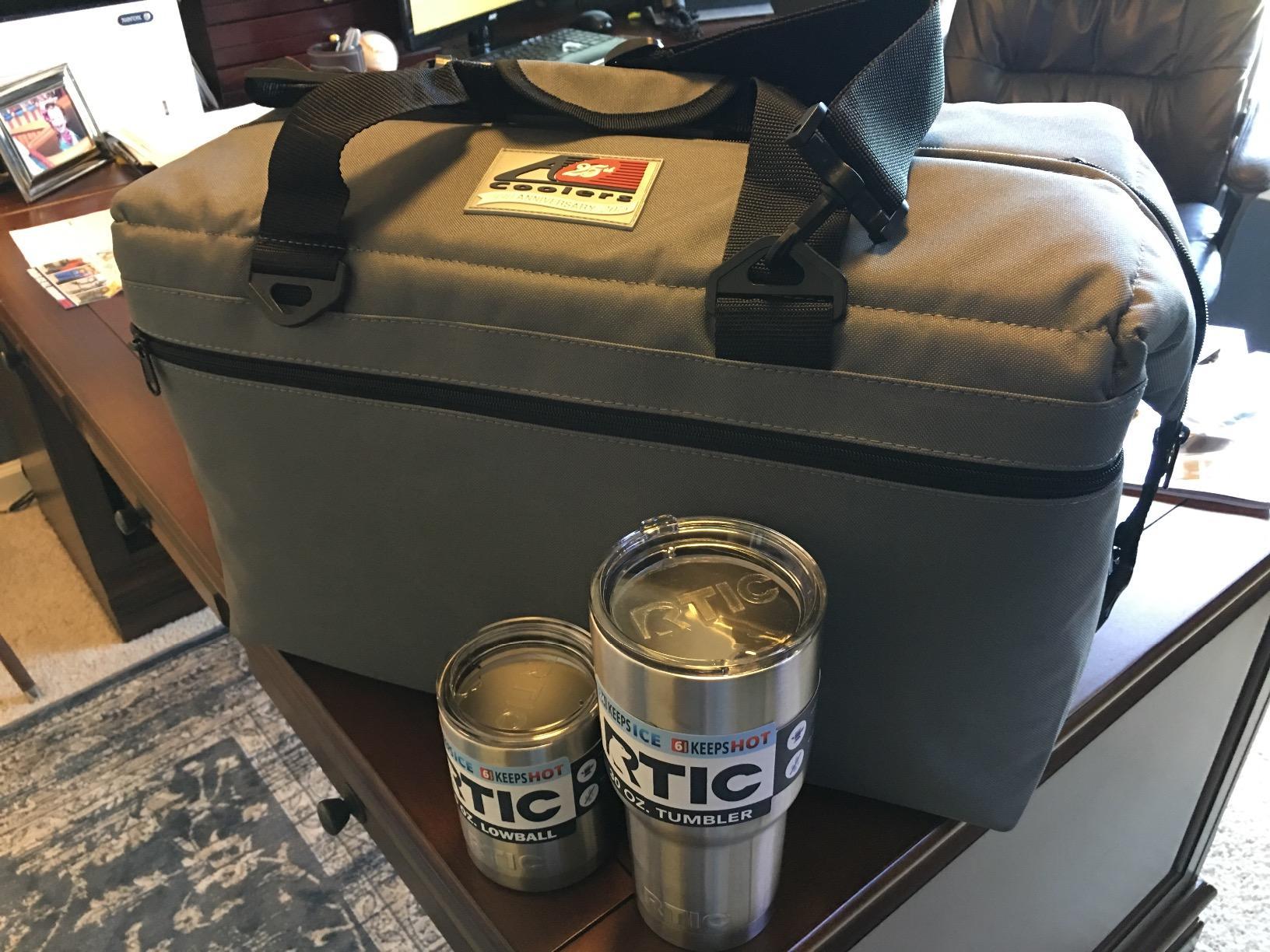 AO Coolers Expedition Canvas Soft-Sided Cooler Bag, Leak-Proof, Insulated, Lightweight customer photo 2