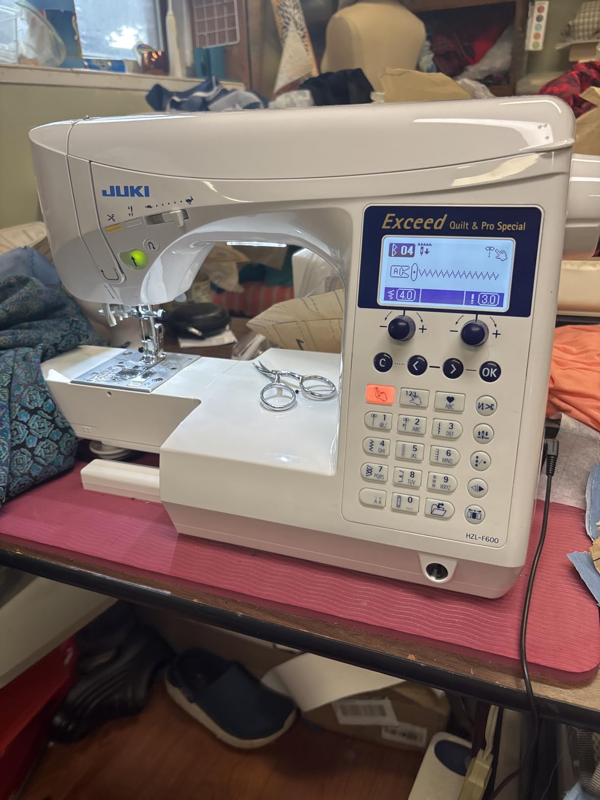 Juki HZL-F600 Computerized Sewing and Quilting Machine customer photo 1