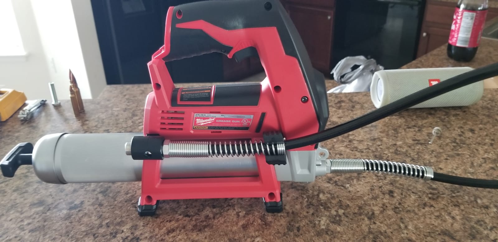 Milwaukee Bare-Tool Milwaukee 2446-20 M12 12-Volt Cordless Grease Gun (Tool Only, No Battery) customer photo 2