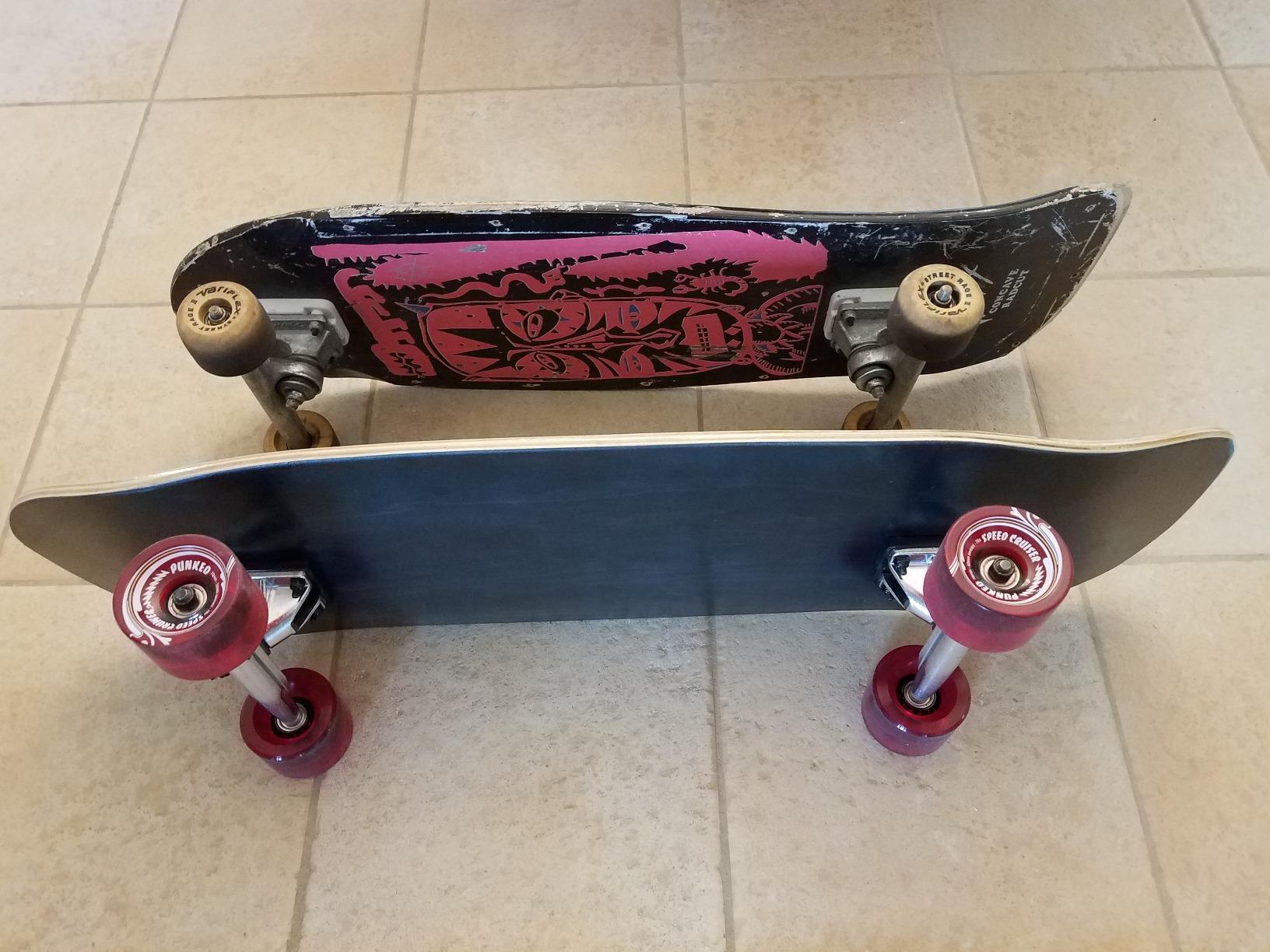 Yocaher Blank/Checker Complete Old School Skateboards Longboard Cruiser Black Widow Premium 80A Grip Tape Aluminum Truck ABEC7 Bearing 70mm Skateboard Wheels (Complete - Old School - 02 - Black) customer photo 1