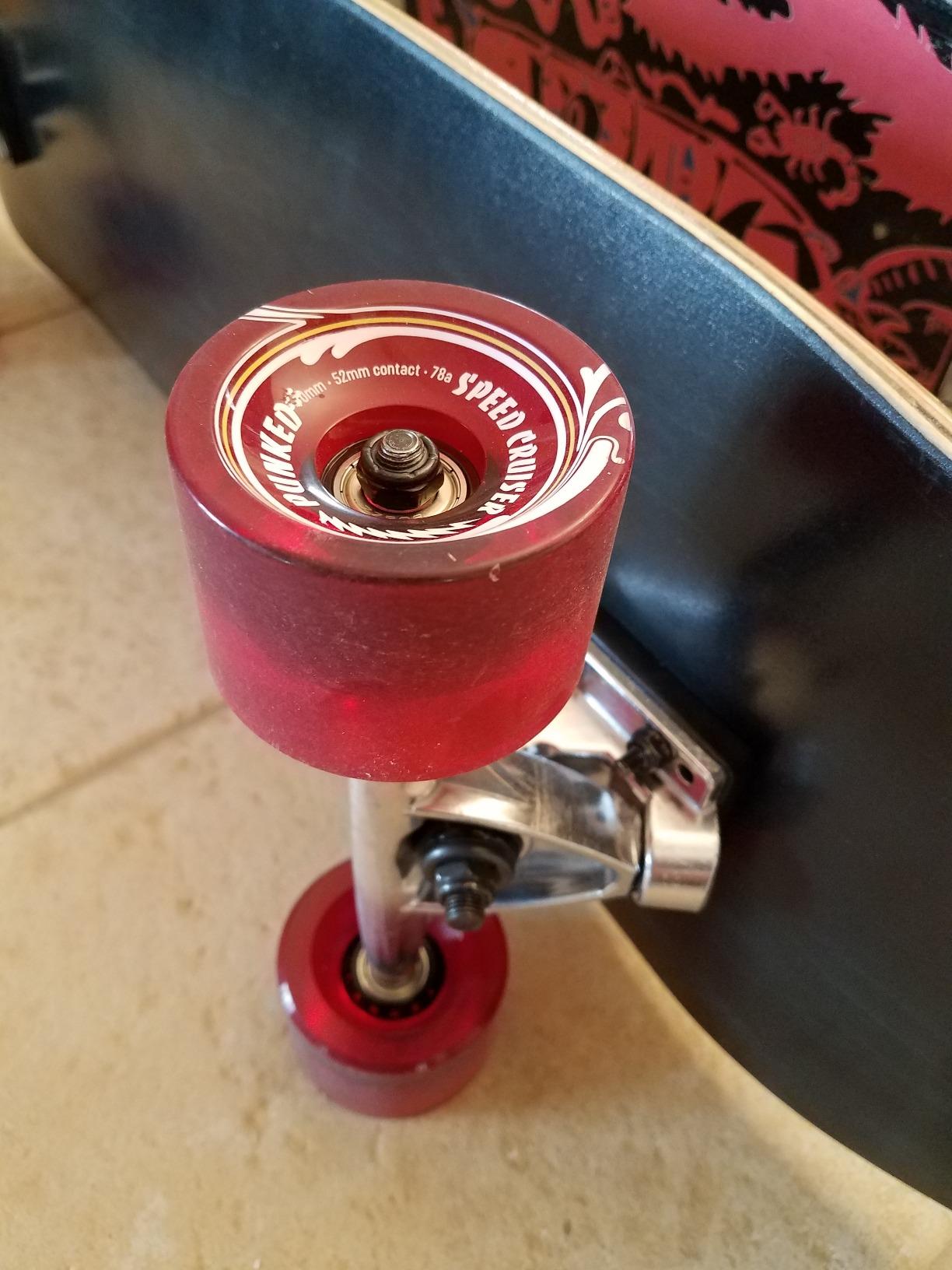 Yocaher Blank/Checker Complete Old School Skateboards Longboard Cruiser Black Widow Premium 80A Grip Tape Aluminum Truck ABEC7 Bearing 70mm Skateboard Wheels (Complete - Old School - 02 - Black) customer photo 2