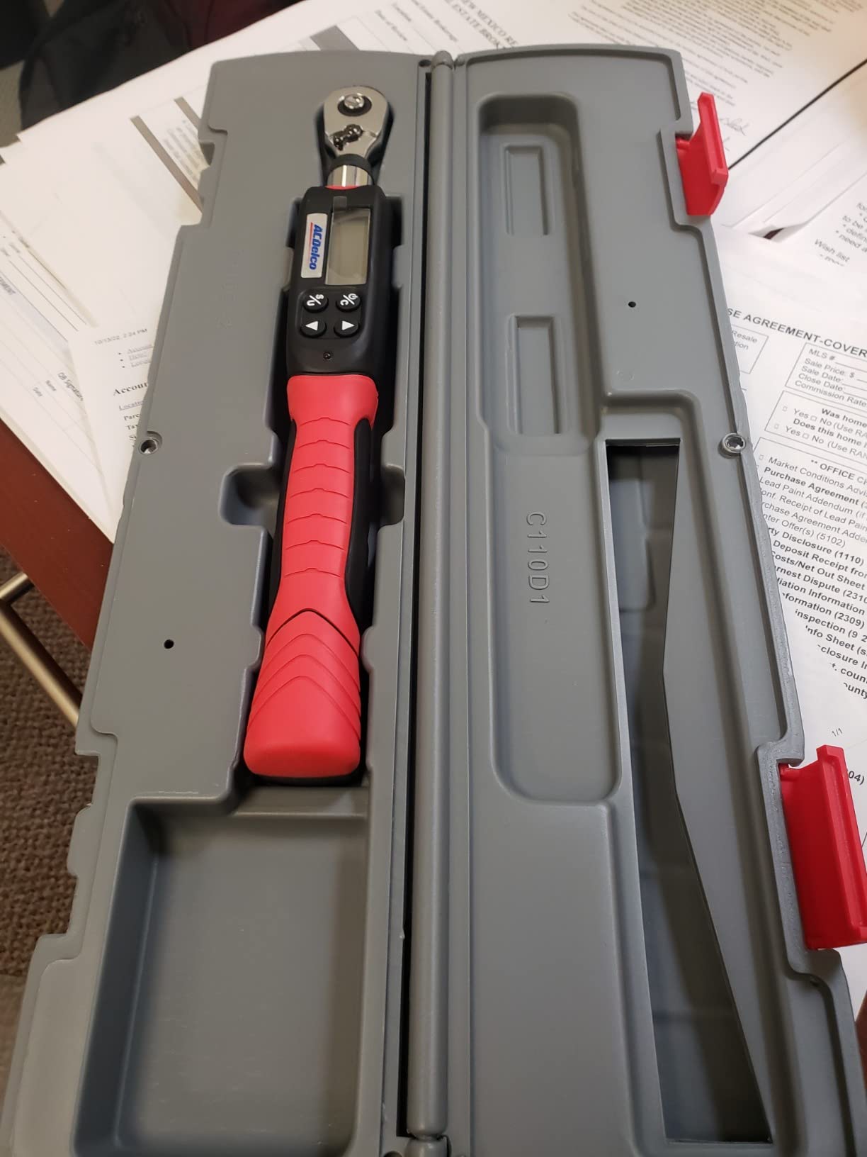 ACDelco ARM601-3 3/8” (3.7 to 37 ft-lbs.) Digital Torque Wrench with Buzzer and LED Flash Notification – ISO 6789 Standards with Certificate of Calibration customer photo 1