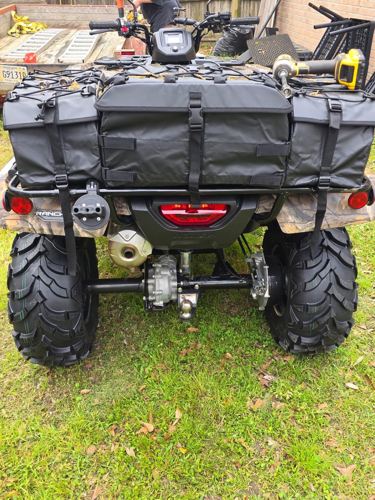 ATV Tek Arch Series Storage Bag - Heavy Duty Waterproof ATV Storage Bag with Steel Frame, 4000cu Cargo Capacity and Padded Bottom Seat & Backrest for Passenger customer photo 2