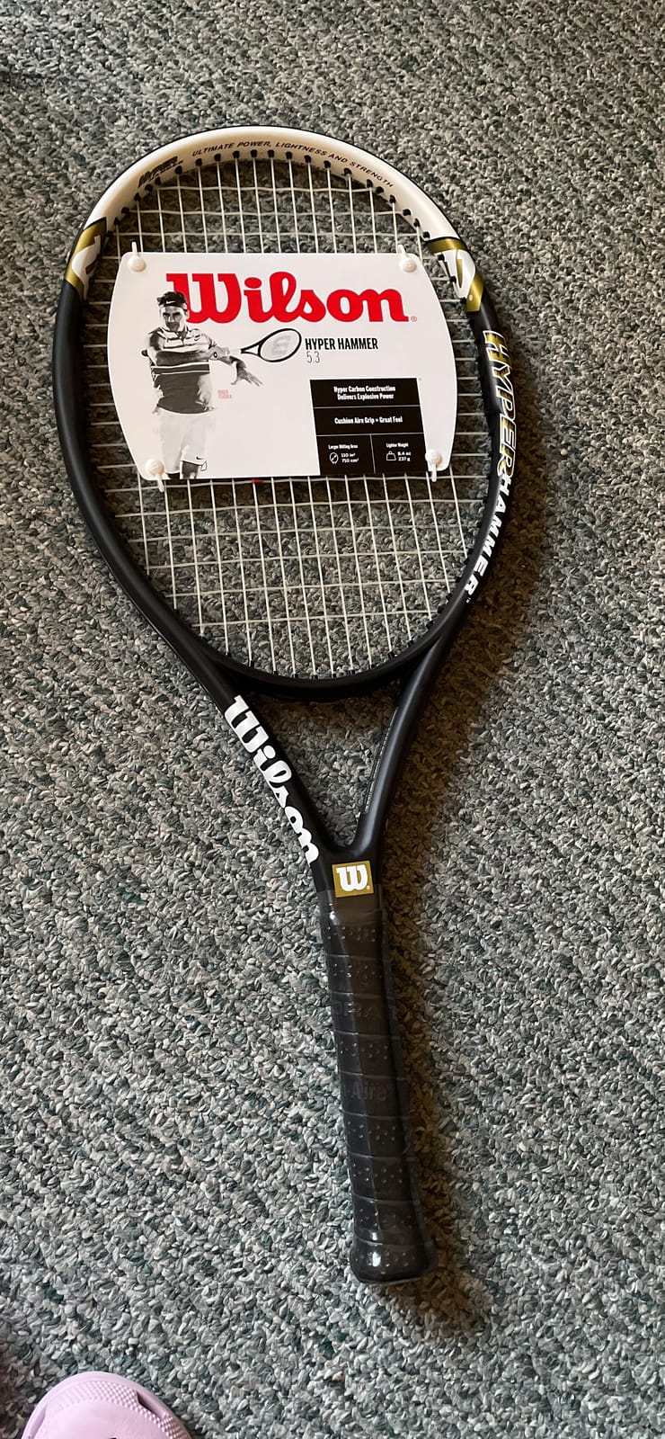 Wilson Hyper Hammer 5.3 Adult Recreational Tennis Rackets customer photo 1