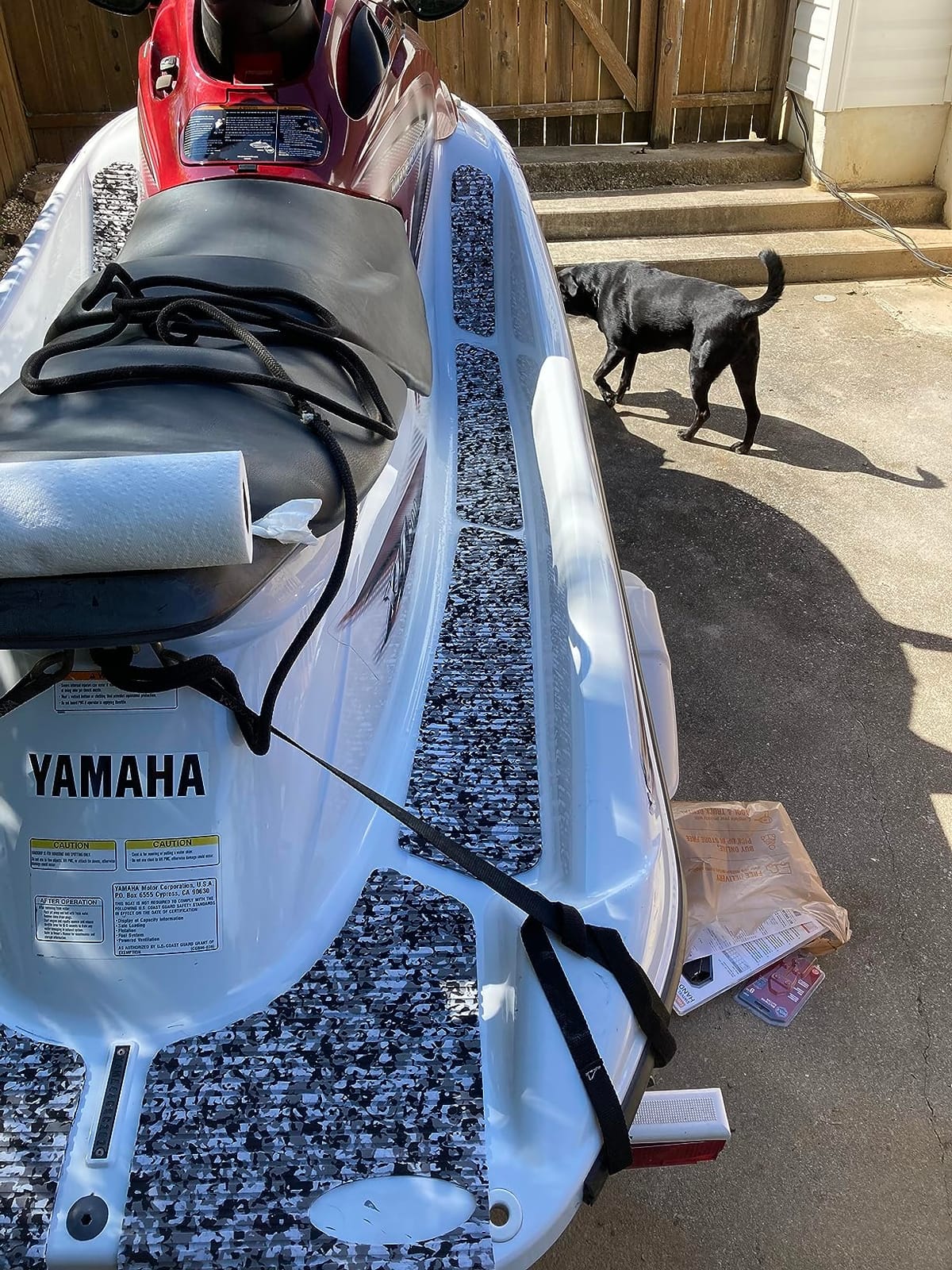 BlackTip Jetsports Traction Mat Compatible with Yamaha 00-04 XL/XLT 800/99-05 XL/XLT 1200 LTD (Black) customer photo 2