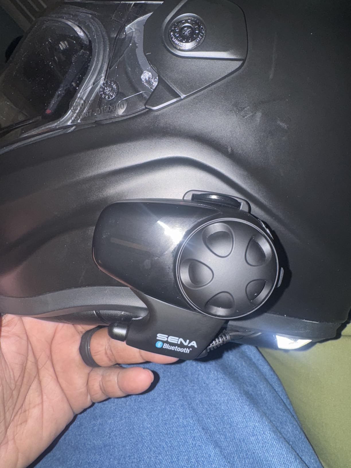 Sena SMH10-11 Motorcycle Bluetooth Headset/Intercom Communication System with Universal Microphone Kit (Single) customer photo 1