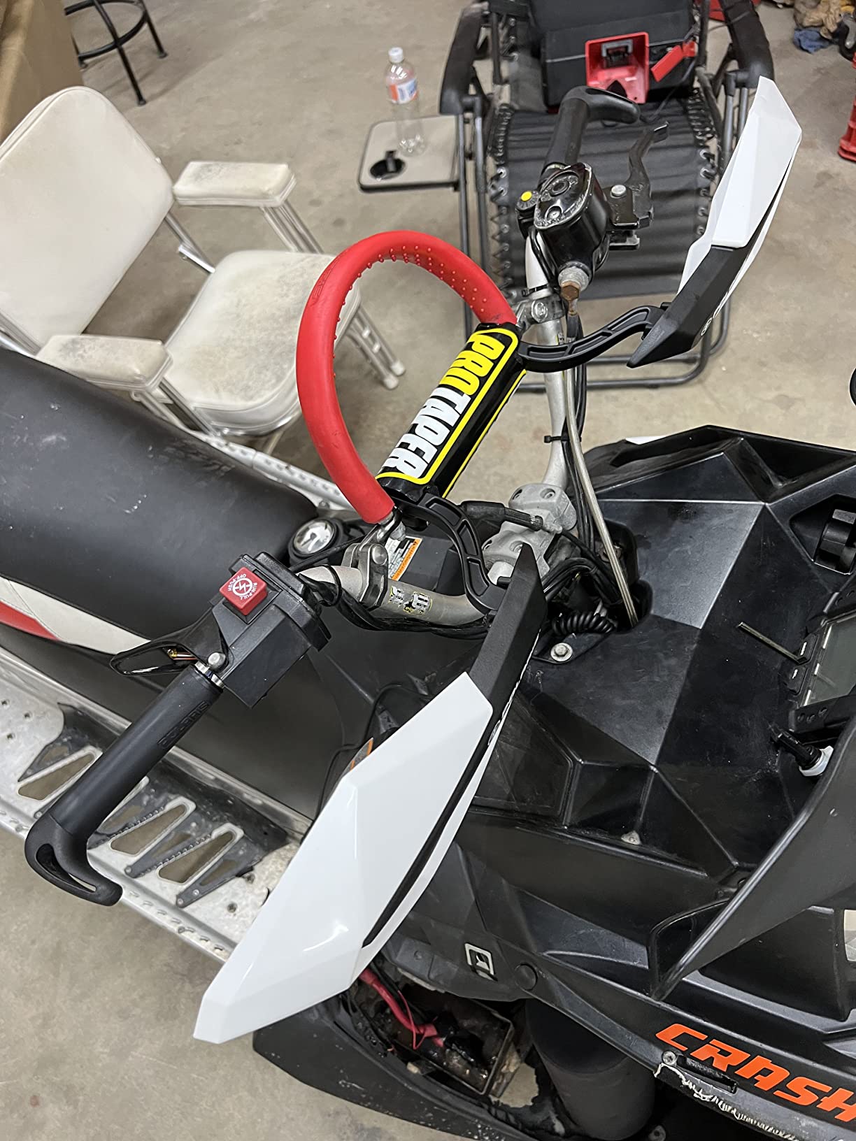 Polaris White Snowmobile Hand Guards 2879194 customer photo 1
