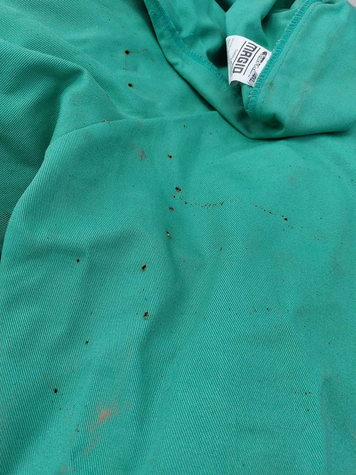MAGID SparkGuard Flame Resistant Green Welding Jacket, 1 Jacket customer photo 1