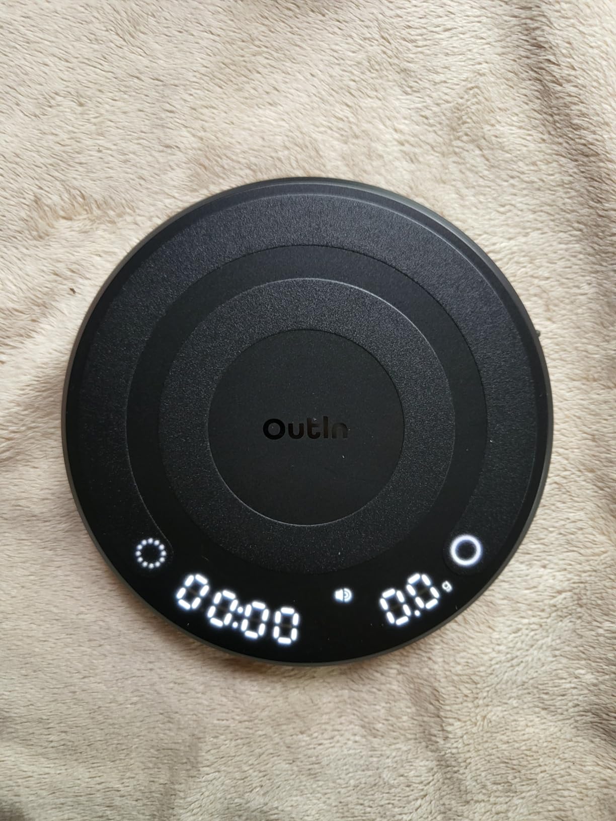 OutIn Claro Portable Coffee Scale, Timer Function, Rechargeable customer photo 1