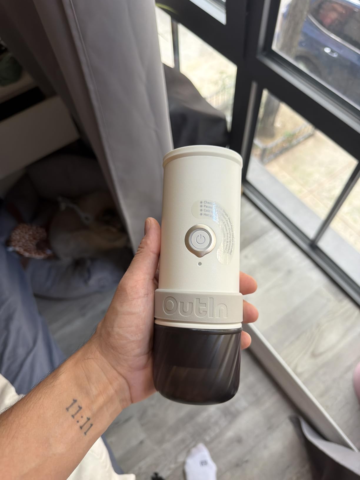 OutIn Mino Portable Electric Espresso Machine for Travel with Self-Heating customer photo 1