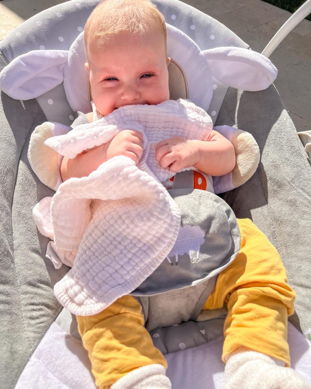 Ingenuity Soothe 'n Delight Portable Baby Swing for Infant, Newborn to 9M customer photo 1