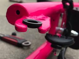 Mongoose Expo Kick Scooter, BMX-Style Handlebar & Brake Cable Rotor, Wide Foot Deck for Kids Youth Boys Girls Ages 6 and Up, Rear Axle Pegs, 12-Inch Air Tires, and Max. Weight of 175 lbs. customer photo 2