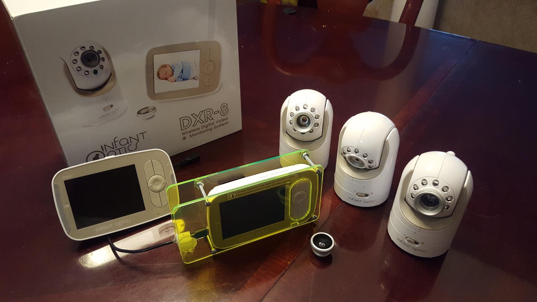 Infant Optics DXR-8 480p Video Baby Monitor, Non-WiFi Hack-Proof FHSS Connection, Interchangeable Lenses, Pan Tilt Zoom, LED Sound Bar, Night Vision, and Two-Way Talk customer photo 2