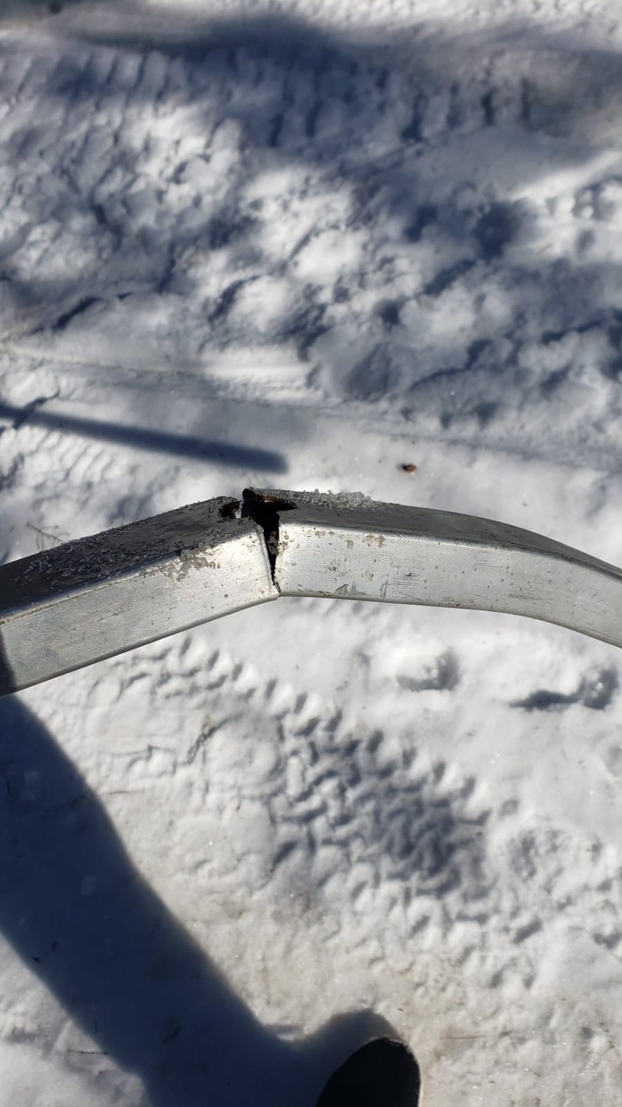 Snowmobile ski (tie) down bars 1pr- BLACK customer photo 2