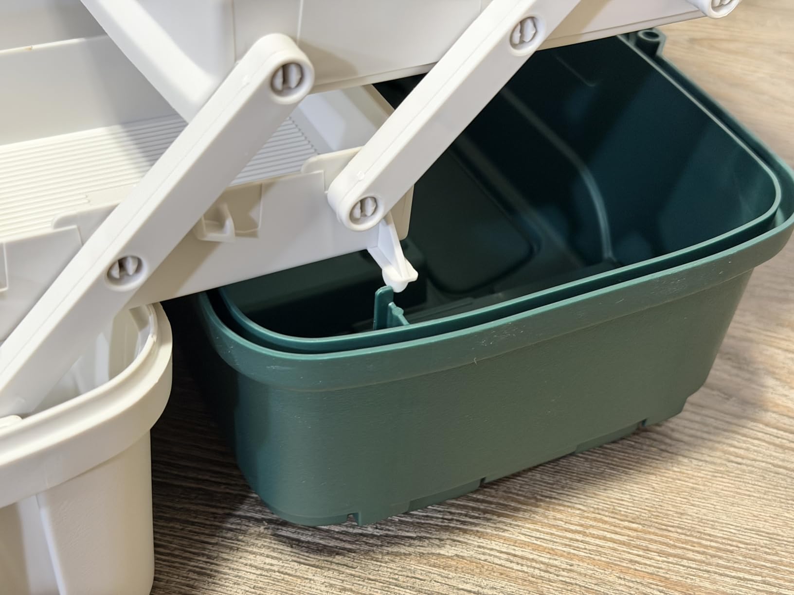 Plano 3-Tray Tackle Box with Dual Top Access, Dark Green Metallic/Off White customer photo 2