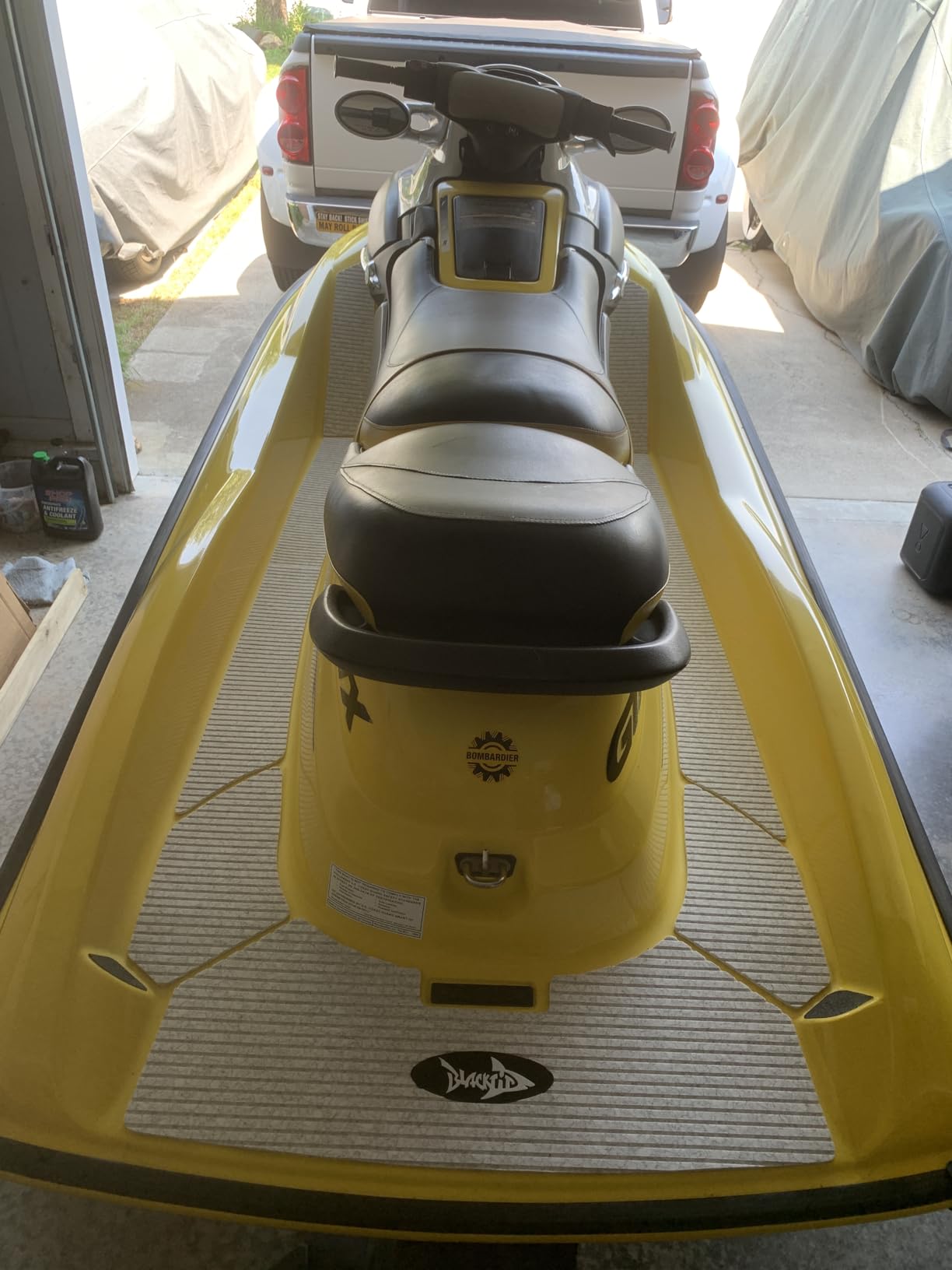 BlackTip Jetsports Traction Mat Kit Compatible with Sea-Doo 96-2002 GTX (Non 4-Tec)/97-2000 GTI customer photo 1