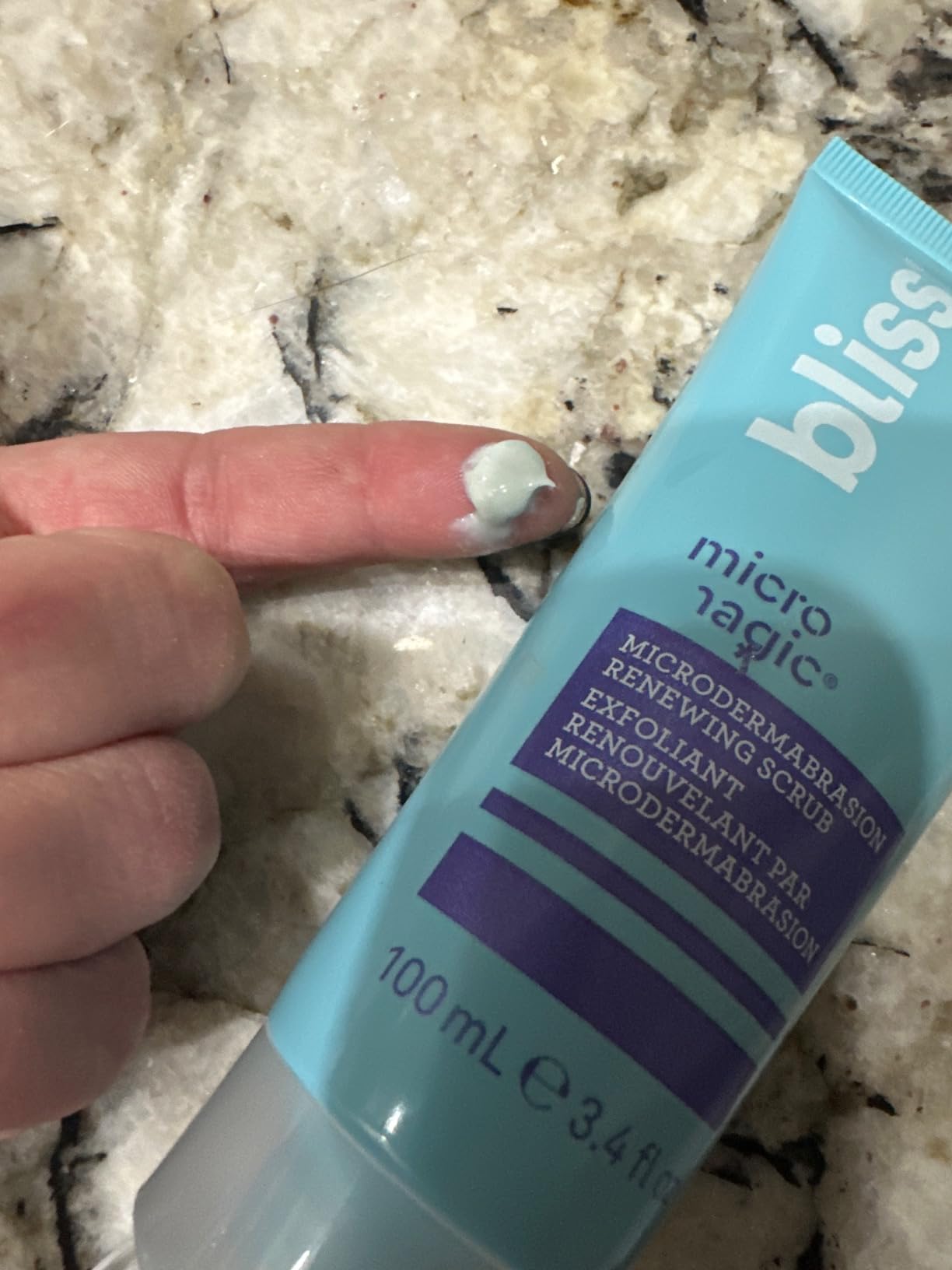 Bliss Micro Magic Microdermabrasion Face Scrub - 3.4 Fl Oz - Gentle Formula customer photo 2