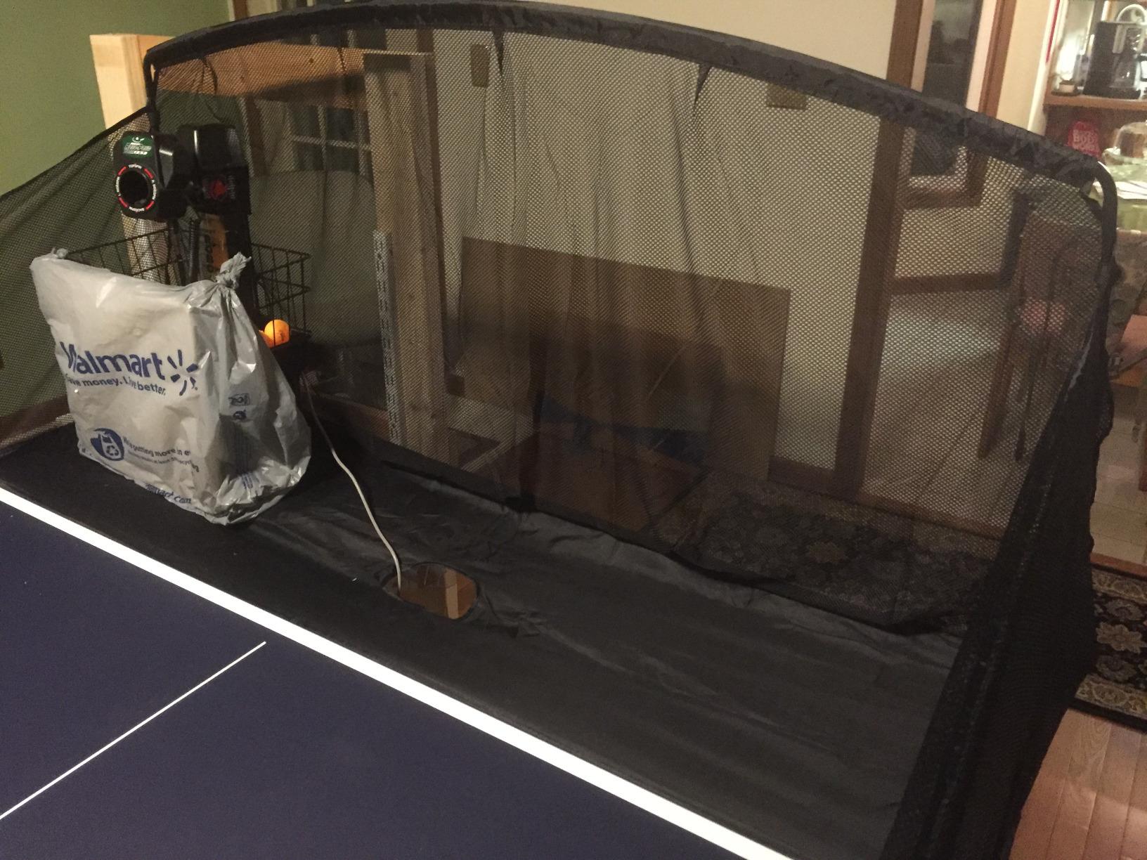 JOOLA iPong Carbon Fiber Table Tennis Ball Catch Net - Practice Net Attaches to Ping Pong Table for Ball Collection During Table Tennis Robot, Serve or Multi-Ball Training customer photo 1