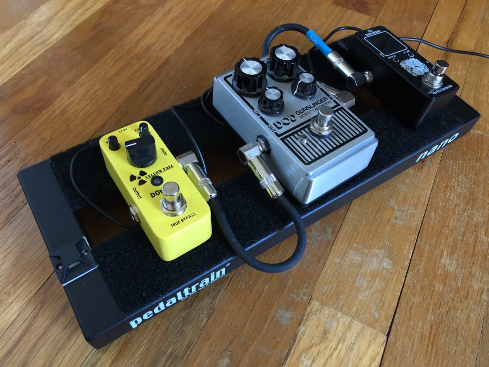 Donner Guitar Delay Pedal, Yellow Fall Analog Delay Mini Effect customer photo 1