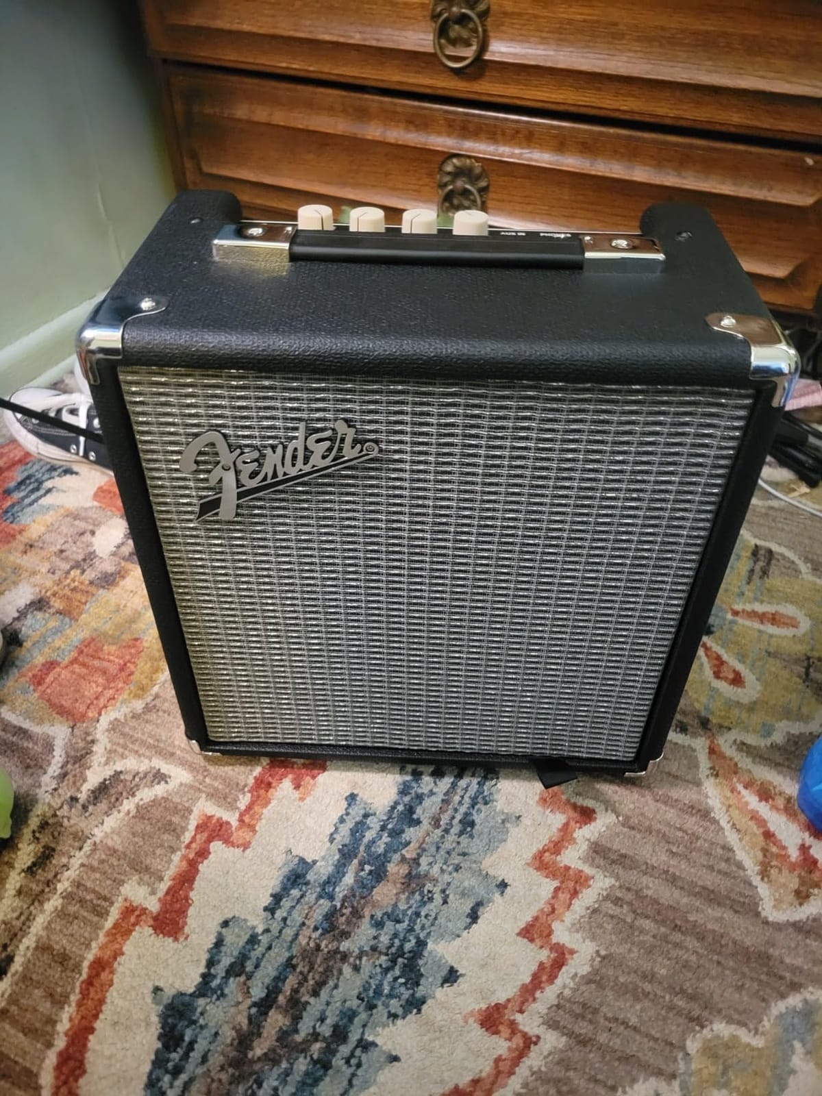 Fender Rumble 15 V3 Bass Guitar Amplifier, 15W Amp, Combo Amp, 2Yr Warranty | 15-Watt Combo Amp with 8