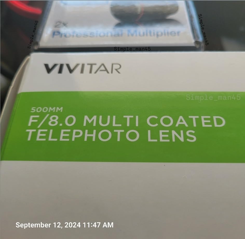 High-Power 500mm/1000mm f/8 Manual Telephoto Lens for Canon EOS 80D, 90D, Rebel T3, T3i, T5, T5i, T6i, T6s, T7, T7I, T8I, SL3, 60D, 70D, 5D, EOS5D IV, 6D II, 7D II SLR Cameras customer photo 2