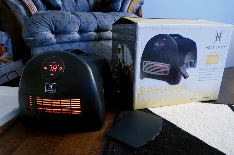Heat Storm Mojave Indoor Ultra Lightweight Portable Infrared Space Heater - 1500 Watts - Built in Thermostat & Overheat Sensor - Remote Control customer photo 2