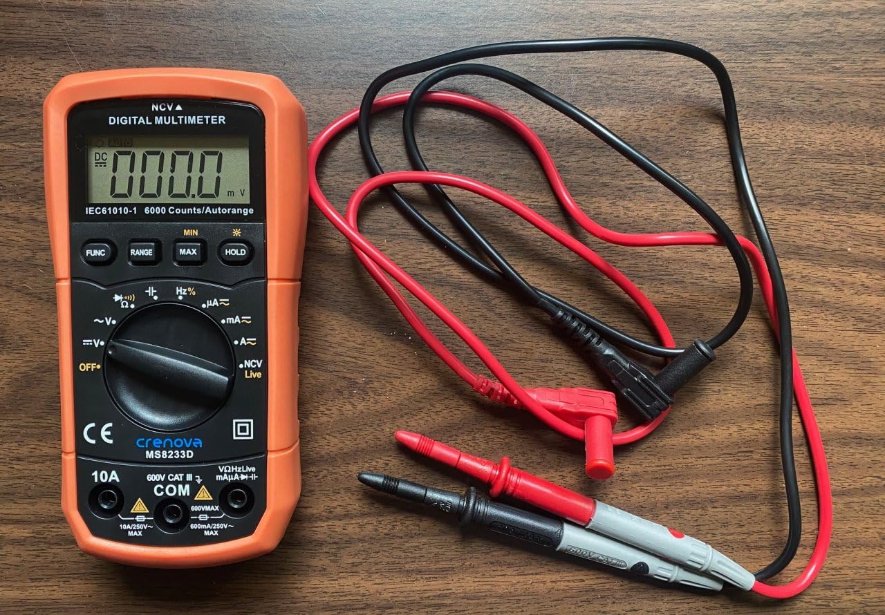 Crenova MS8233D Multimeter TRMS 6000 Counts Auto-Ranging Live Wire NCV customer photo 2