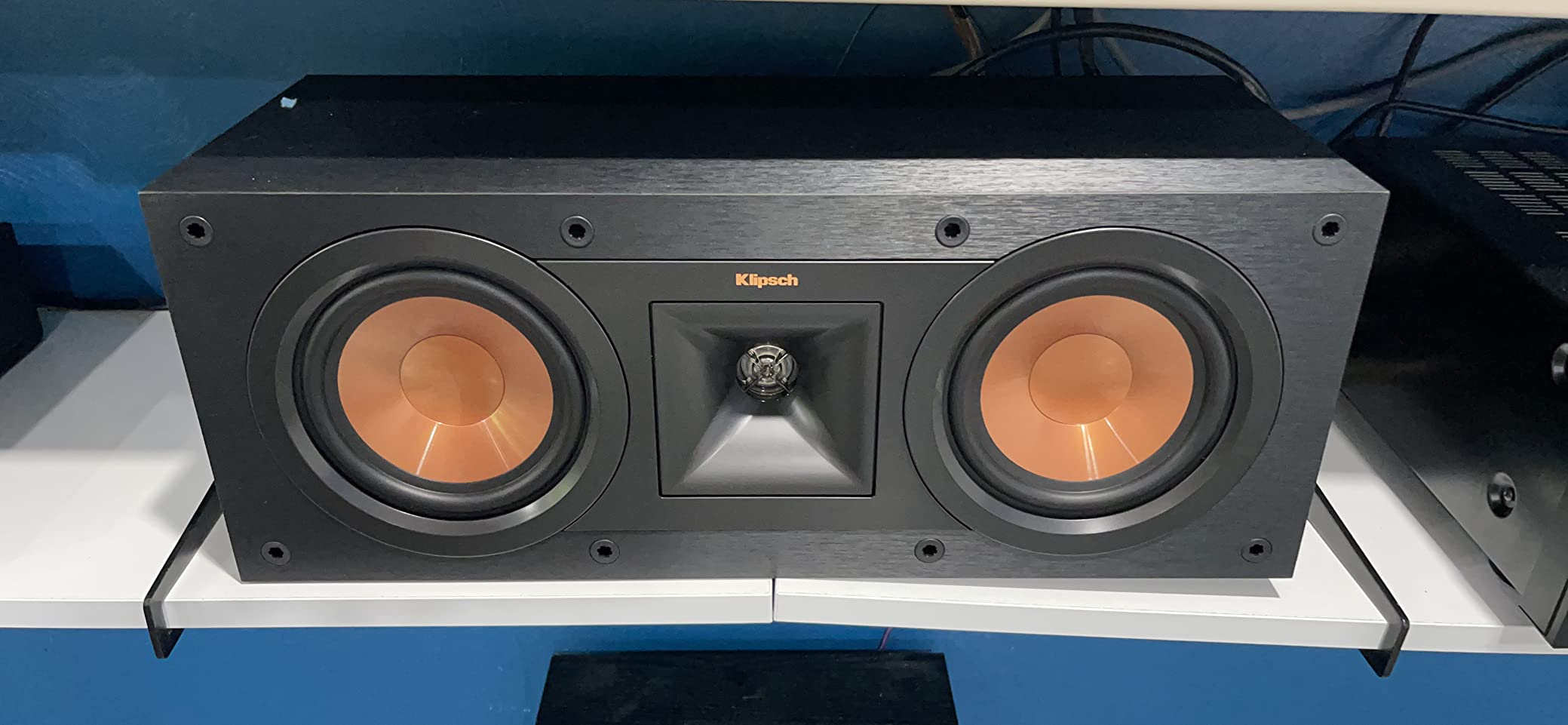 Klipsch Reference R-25C Reference Two-Way Center Channel Speaker, 400W Peak Power customer photo 2