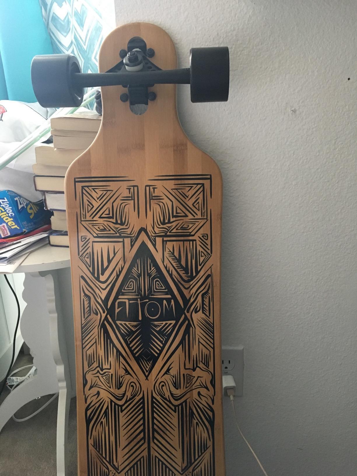 Atom Drop Through Longboard - 40 Inch customer photo 2